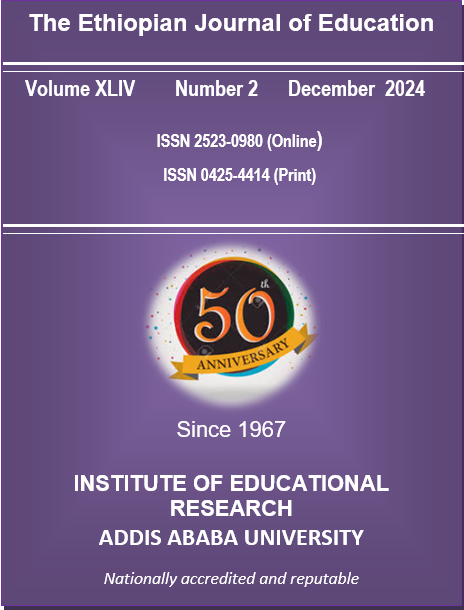 					View Vol. 44 No. 2 (2024): The Ethiopian Journal of Education
				