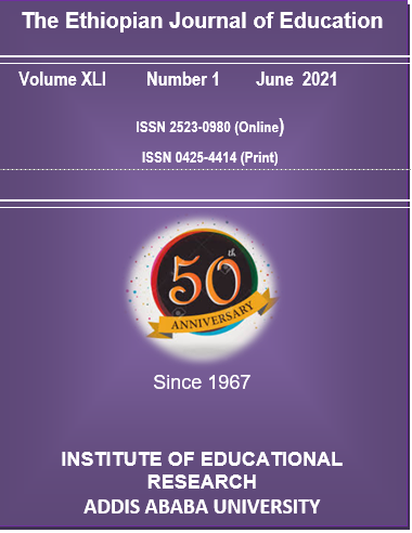 					View Vol. 41 No. 1 (2021): The Ethiopian Journal of Education
				