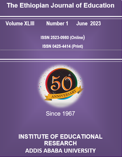 					View Vol. 43 No. 1 (2023): The Ethiopian Journal of Education
				