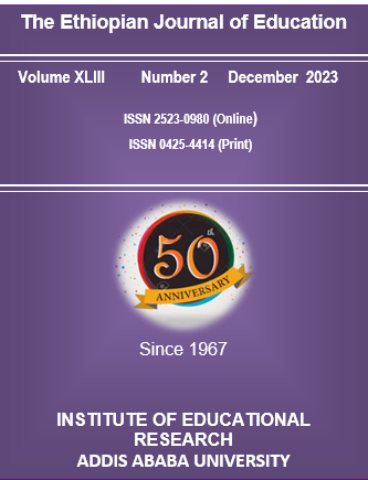 					View Vol. 43 No. 2 (2023): The Ethiopian Journal of Education 
				