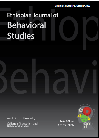 					View Vol. 6 No. 1 (2023): Ethiopian Journal of Behavioral Studies
				