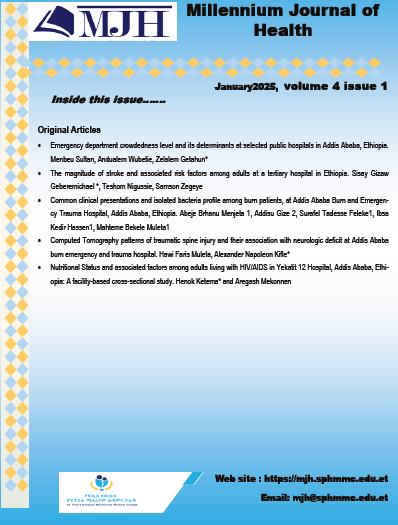 					View Vol. 4 No. 1 (2025): Millennium Journal of Health
				